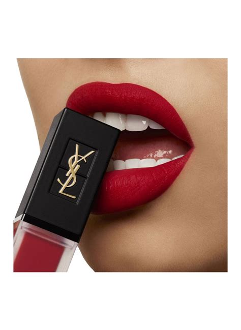 yves saint laurent red 201|Tatouage Couture Velvet Cream .